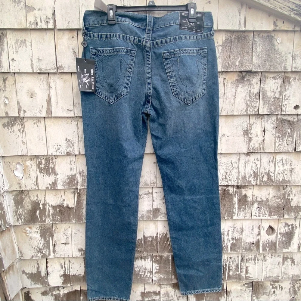 True Religion Geno Relaxed Slim Dark Wash Jeans